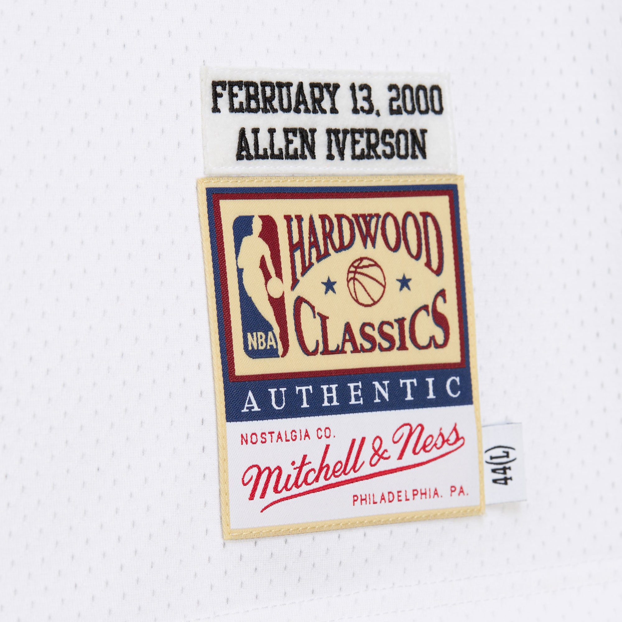 Men's Mitchell & Ness Allen Iverson White Philadelphia 76ers 2000 NBA All-Star Game Authentic Jersey